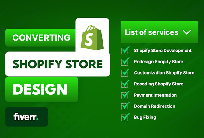 design, clone, redesign shopify website, recoding, or convert to wordpress